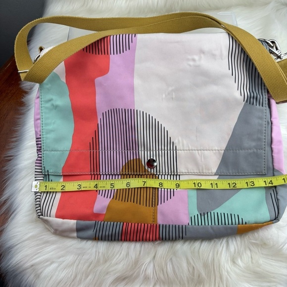 Fossil Colorful Abstract Messenger Bag - Picture 9 of 9